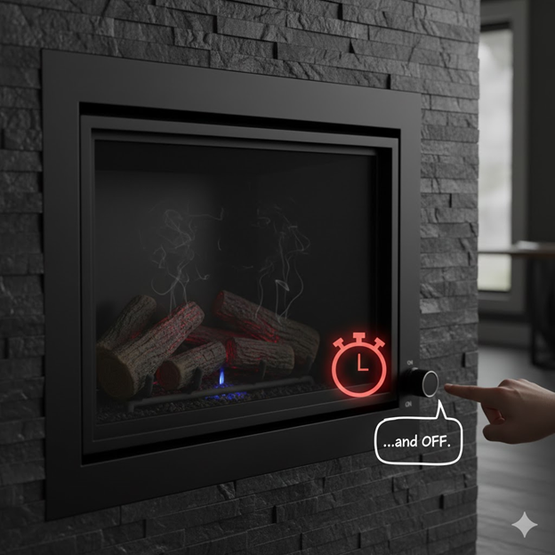 Fireplace Turns On Then Shuts Off Quickly