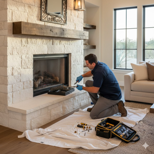 Fireworx Fireplace Technician Troubleshooting a Gas Fireplace Fireworx Fireplace Technician Troubleshooting a Gas Fireplace