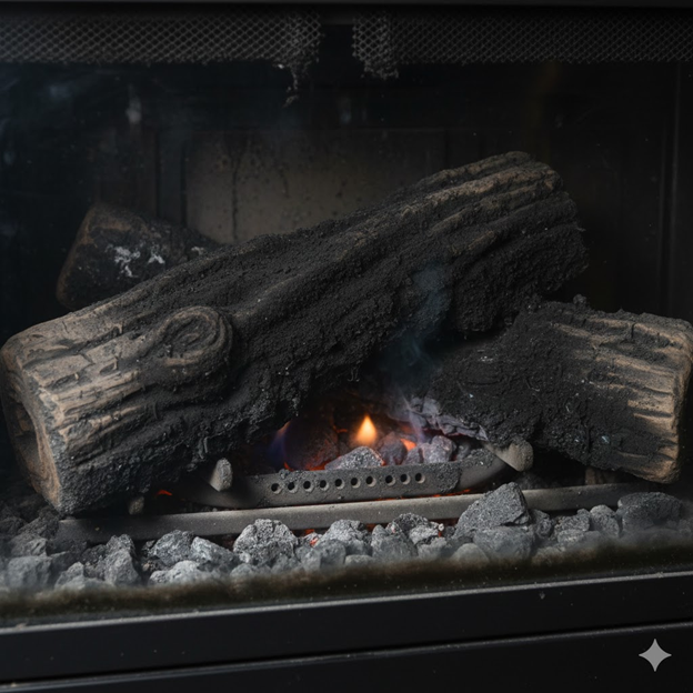 Gas Fireplace Soot Buildup