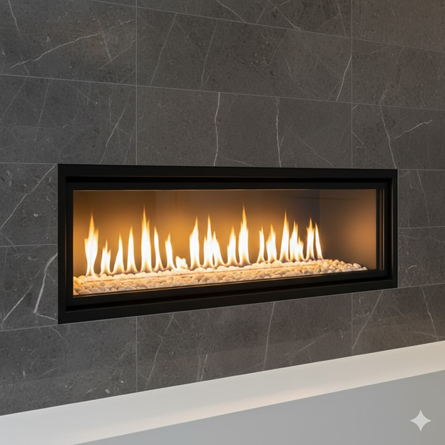 Modern Gas Fireplace
