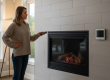 Woman Trying To Figure Out Why Her Gas Fireplace Isnt Working