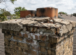 Chimney Crown Damage on a House