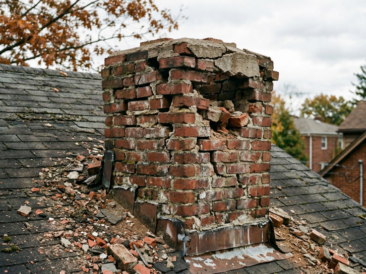 Damaged Chimney