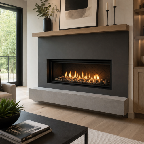 Beautiful Modern Direct Vent Fireplace Design by Fireworx Beautiful Modern Direct Vent Fireplace Design by Fireworx